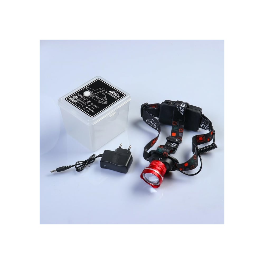 Изображение товара Налобный аккумуляторный фонарь Мастер К с LED и 3 режимами