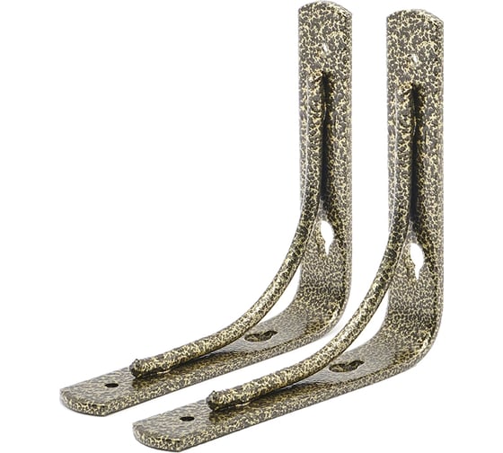 Изображение товара Кронштейн Трибатрон 100x100 бронзовый антик, комплект 2 шт. 88027