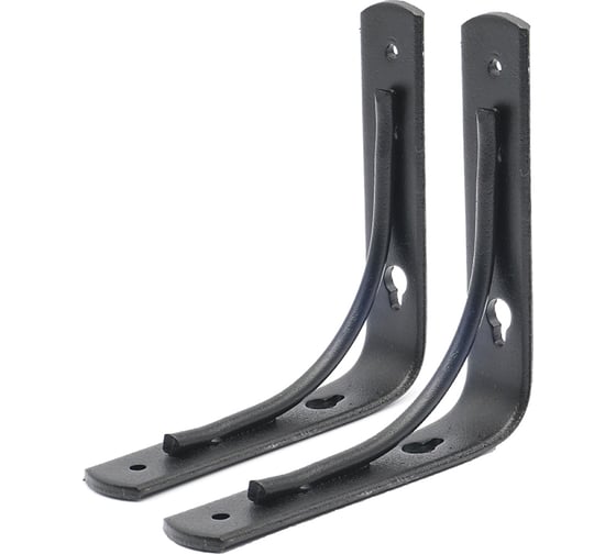 Изображение товара Кронштейн Трибатрон 100x100 черный муар, комплект 2 шт. 88025