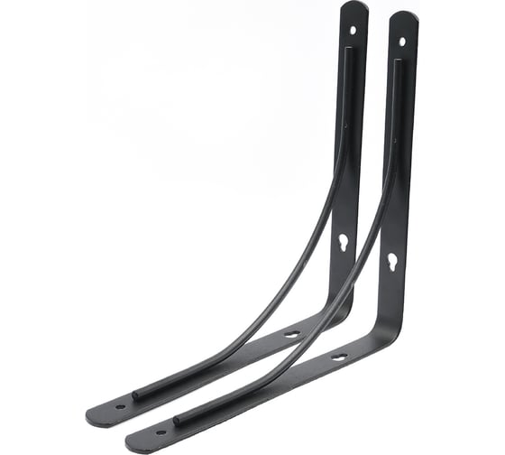 Изображение товара Кронштейн Трибатрон 200x200 черный муар, комплект 2 шт. 87815