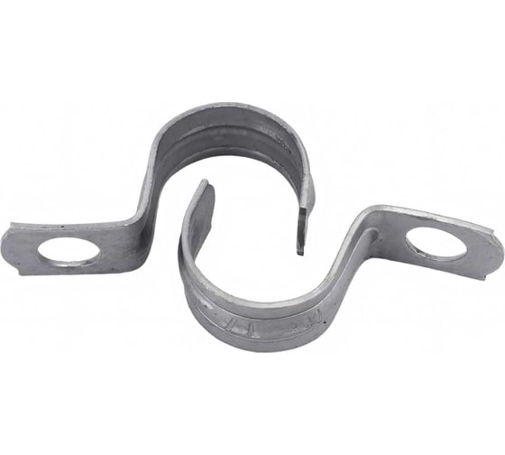 Изображение товара Металлическая однолапковая скоба Промрукав СМО d16-17 мм, отверстие d 6.5 мм PR08.3742