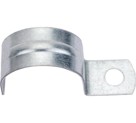 Изображение товара Металлическая однолапковая скоба Промрукав СМО d25-26 мм, отверстие d 6.5 мм PR08.4860