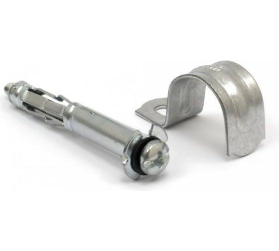 Изображение товара Комплекты для крепления ОКЛ Промрукав дюбель Молли М4x32, скоба СМО d19-20 мм PR08.5007