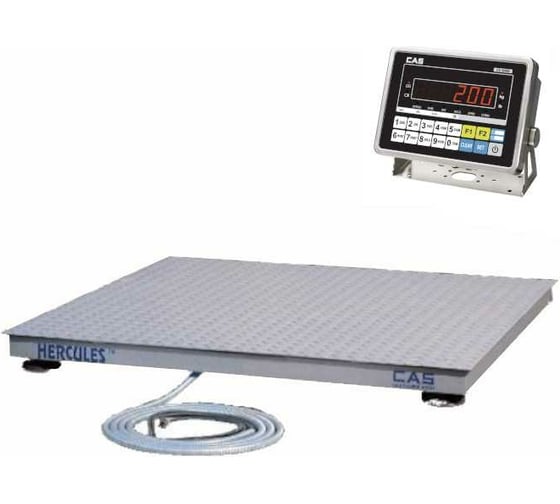 Изображение товара Платформенные весы CAS Геркулес-2 П1д 12x15 нержавеющая сталь KSTHFS201215BSSS