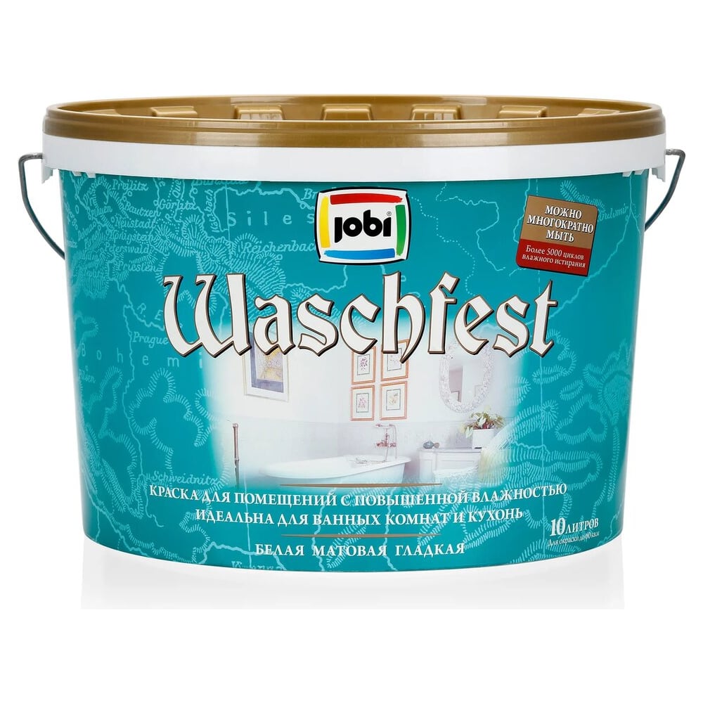 Краска для кухонь и ванных комнат JOBI WASCHFEST 10525