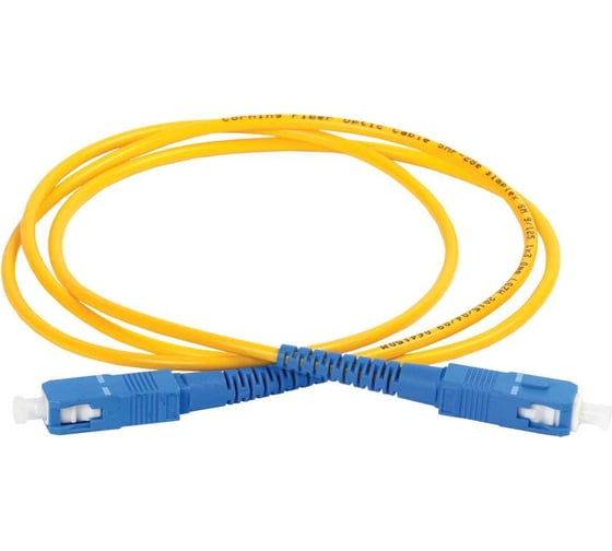 Изображение товара Оптический патч-корд IEK ITK SM 9/125 OS2, SC/UPC-SC/UPC, simplex, 1м FPC09-SCU-SCU-C1L-1M