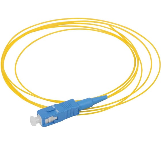 Изображение товара Оптический пигтейл IEK ITK, SM 9/125, OS2, SC/UPC, LSZH, 1,5м FPT09-SCU-C1L-1M5