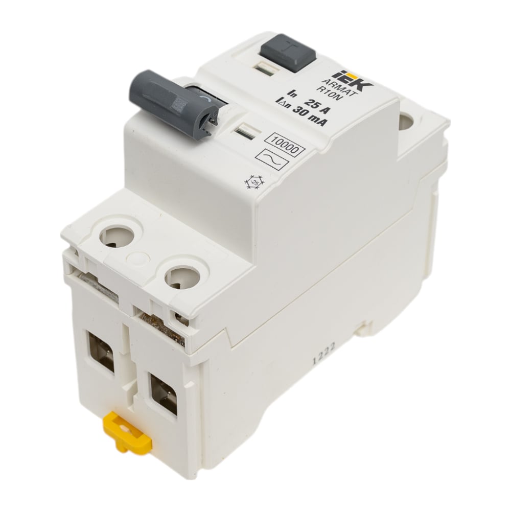 Изображение товара Выключатель дифференциального тока IEK ARMAT R10N 2P 25А 30мА тип AC