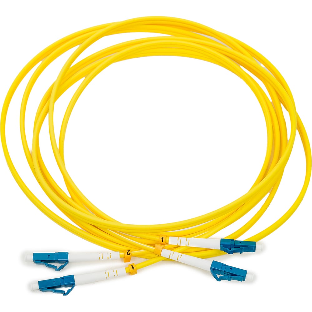 Изображение товара Оптический патч-корд IEK ITK SM 9/125 OS2, LC/UPC, Duplex, 3м