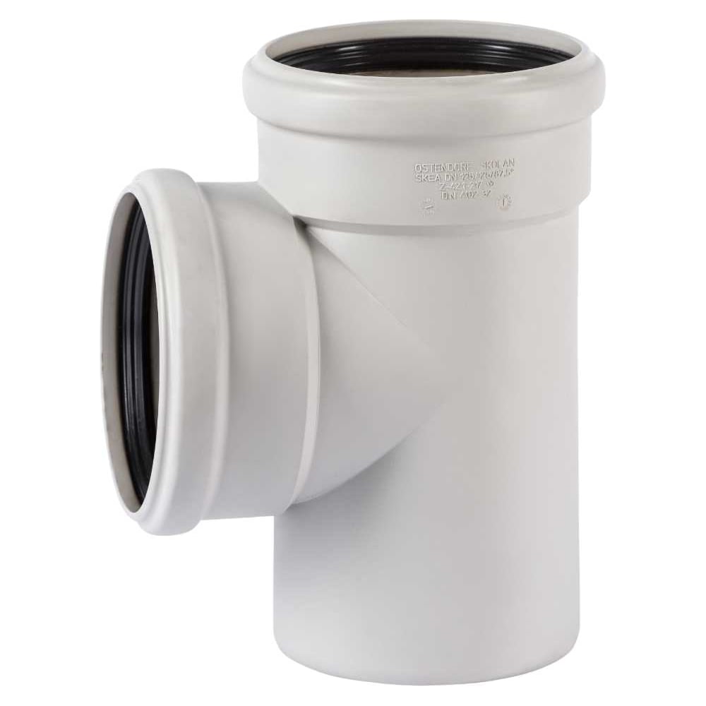 Изображение товара Тройник бесшумной канализации Ostendorf Skolan Safe 135х135 мм. 87 градусов, SKEA 336400