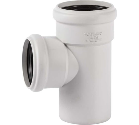 Изображение товара Тройник бесшумной канализации Ostendorf Skolan Safe 90х78 мм. 87 градусов, SKEA 334410