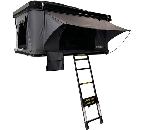 Изображение товара Палатка на крышу автомобиля Бокс, пластик, черная Сорокин 33.3