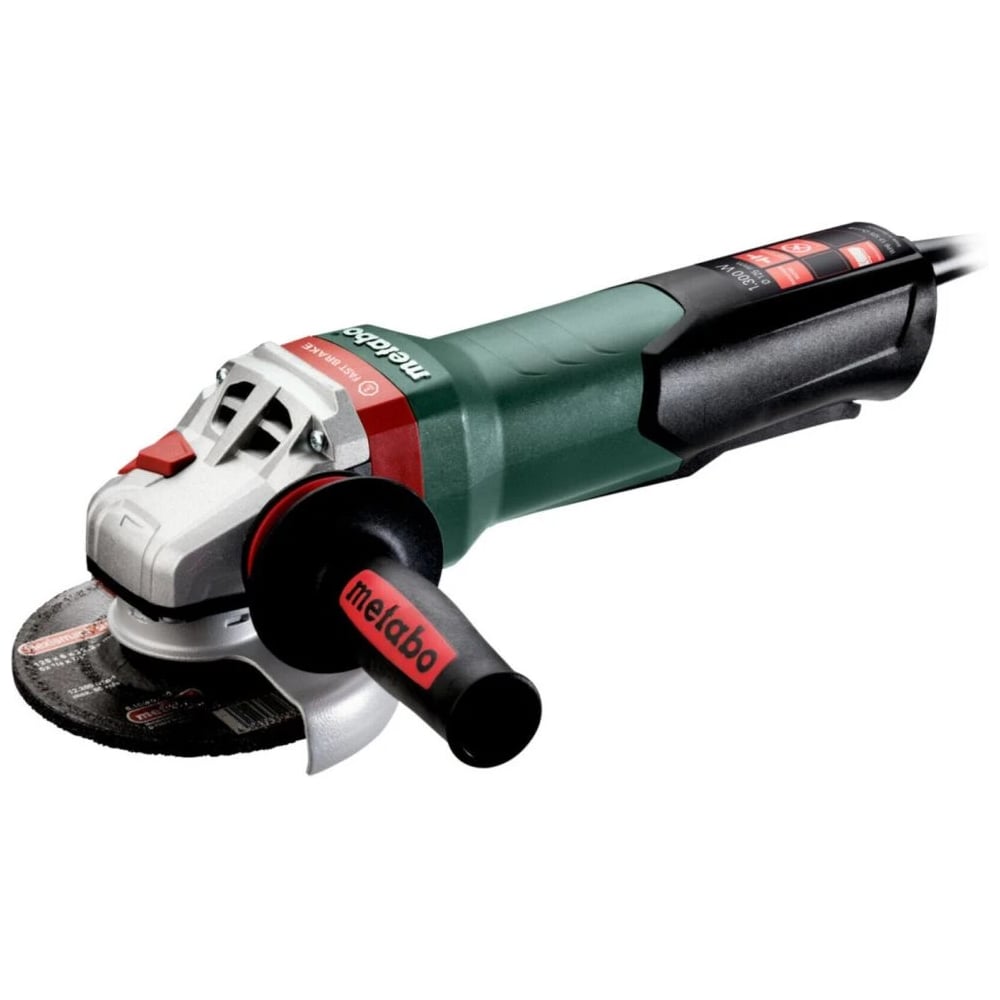 Угловая шлифмашина Metabo WPB 13-125 Quick, 1350 Вт, 125 мм, 11000 об/мин 603631000