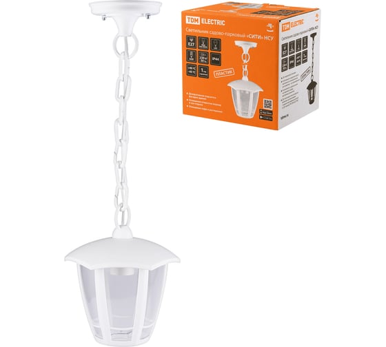 Изображение товара Садово-парковый светильник TDM ELECTRIC СИТИ НСУ 07-60-002 У1 6-ти гранник подвесной белый SQ0330-1318