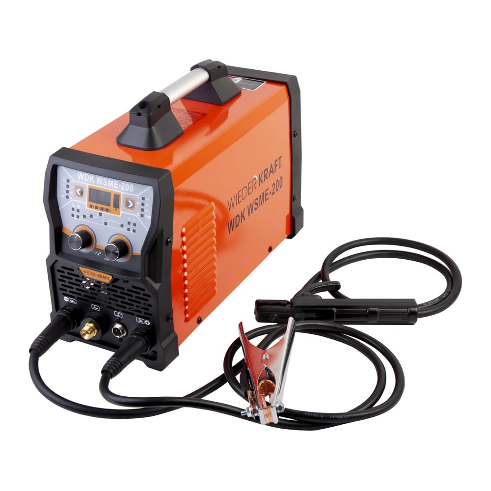 Изображение товара Аргонодуговой сварочный инвертор WIEDERKRAFT WDK WSME-200 профессиональный