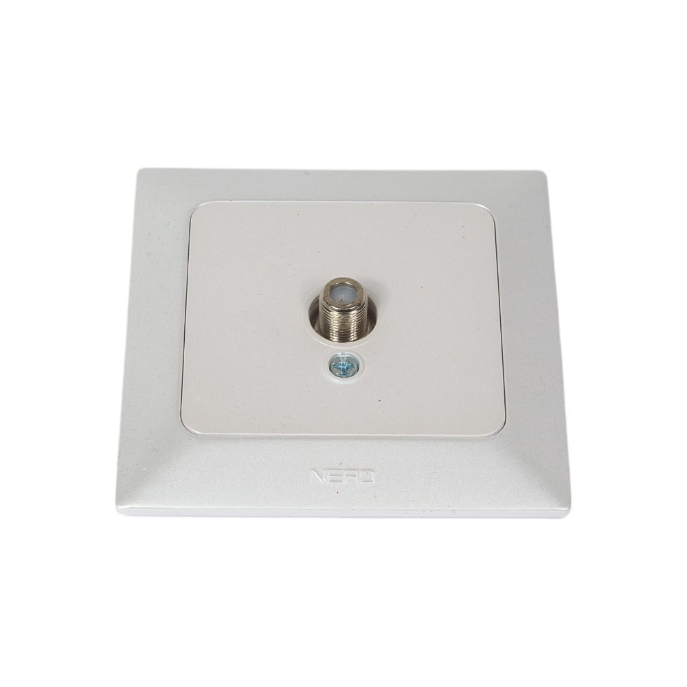 Изображение товара Спутниковая розетка NE-AD F-KONNEKTOR, EKO, Aras, Белый жемчуг, 93-126-27