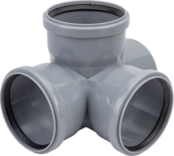 Изображение товара Двухплоскостная крестовина VALFEX 110/110/110, внутренняя канализация 28110110