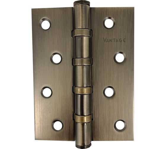 Изображение товара Универсальная петля, 100x75x3 мм, матовая бронза, 2 шт. Vantage B4-MAB