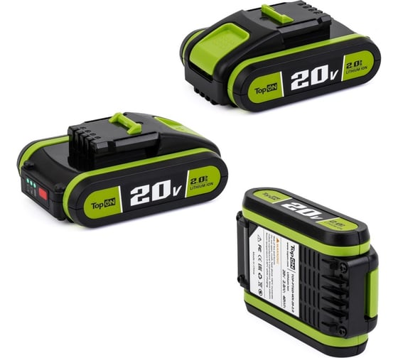 Изображение товара Аккумулятор TopOn 20V 2.0Ah (Li-Ion) PN: WA3553 TOP-PTGD-WX-20-2.0
