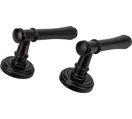 Изображение товара Дверная ручка Вантаж (ЦАМ; черный) V16BL