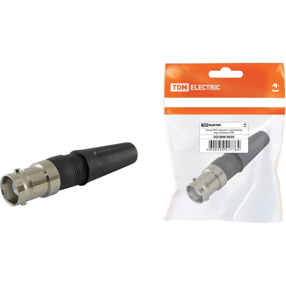 Изображение товара Гнездо BNC TDM под винт с колпачком SQ1809-0039