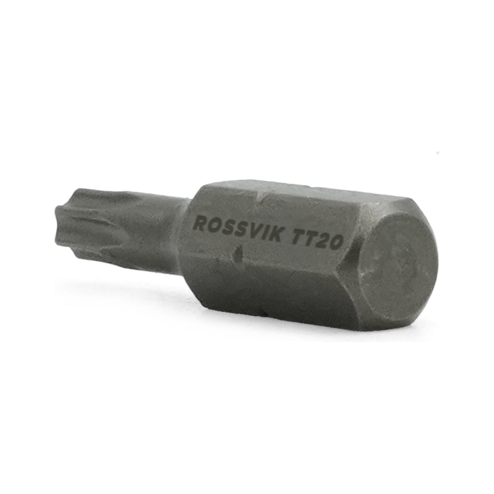 Изображение товара Бита Rossvik TT, TT20, 25 мм, 1/4, сплав S2 (20шт в коробке) 6325TT20 Изображение товара Бита Rossvik TT, TT20, 25 мм, 1/4, сплав S2 (20шт в коробке) 6325TT20