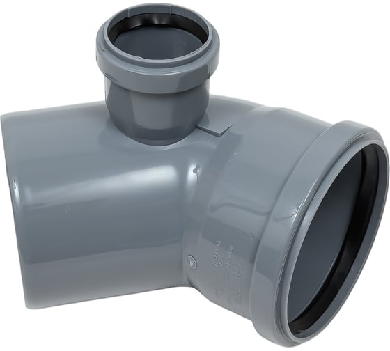 Изображение товара Универсальный отвод VALFEX 110/50x45, левый, внутренняя канализация 23111150