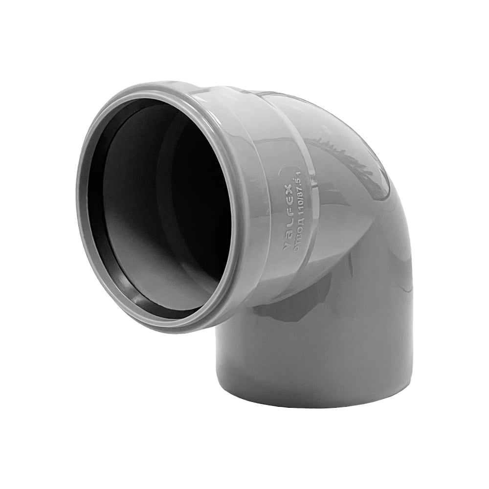 Изображение товара Отвод VALFEX 87.5° 110 мм для внутренней канализации