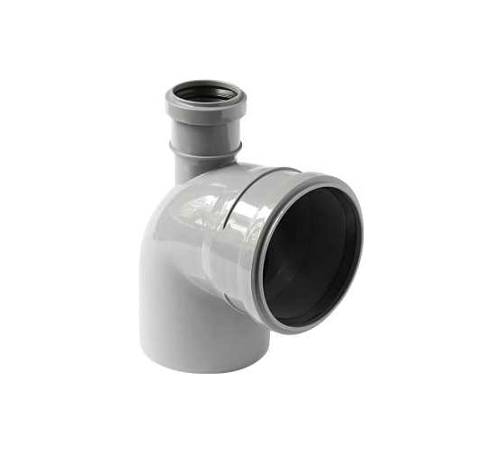Изображение товара Универсальный отвод VALFEX 110/50x87.5, фронт-вверх, внутренняя канализация 23125150