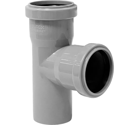 Изображение товара Тройник VALFEX 87.5 градусов, 50-50, внутренняя канализация 24050050