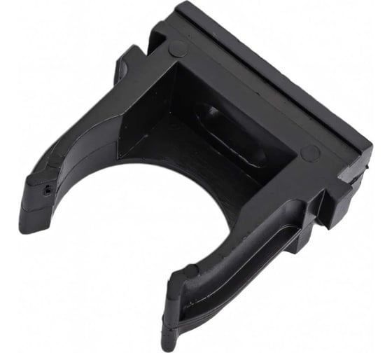 Изображение товара Крепеж-клипса для труб Строитель черная, д20, 100 шт. PR13.0395