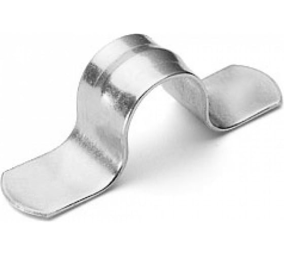 Изображение товара Металлическая двухлапковая скоба без отверстий Промрукав СМД 19-20, 100 шт. PR08.3641