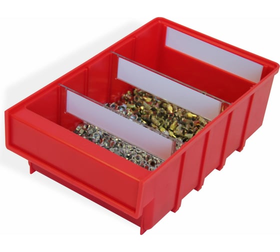 Изображение товара Держатель этикеток для перегородок ящиков Диком Б Ш 185 комплект 10 шт. 18.2061-000