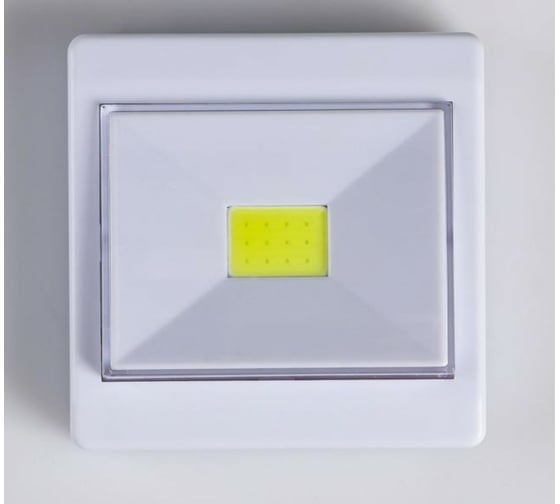 Изображение товара Фонарь-светильник СИМАЛЕНД  COB, 3 ААА, магнит, клейкая основа, 8.6x3 см 5105952