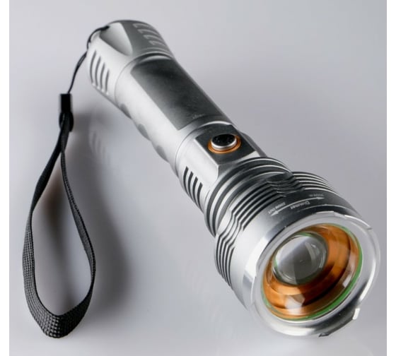 Изображение товара Ручной фонарь СИМАЛЕНД 3 Вт, 1200 мАч, заряд от прикуривателя 16.5x8.5x8.5 4703546