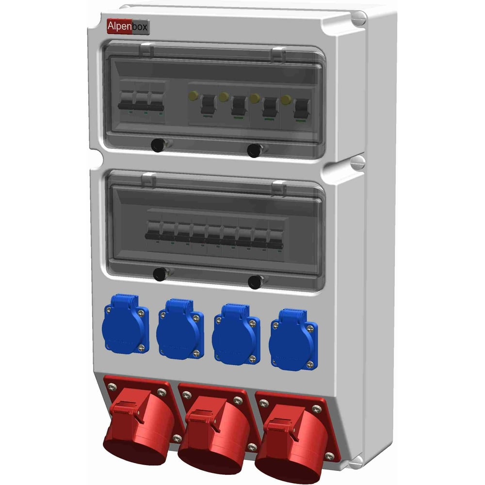 Изображение товара Распределительное устройство ALPENBOX 0050093 РУСп 7 розеток 220/380 В