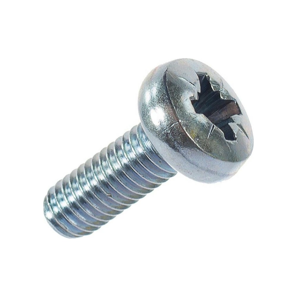 Изображение товара Винты М4x12 с полуцилиндрической головкой и цинковым покрытием 2000 шт