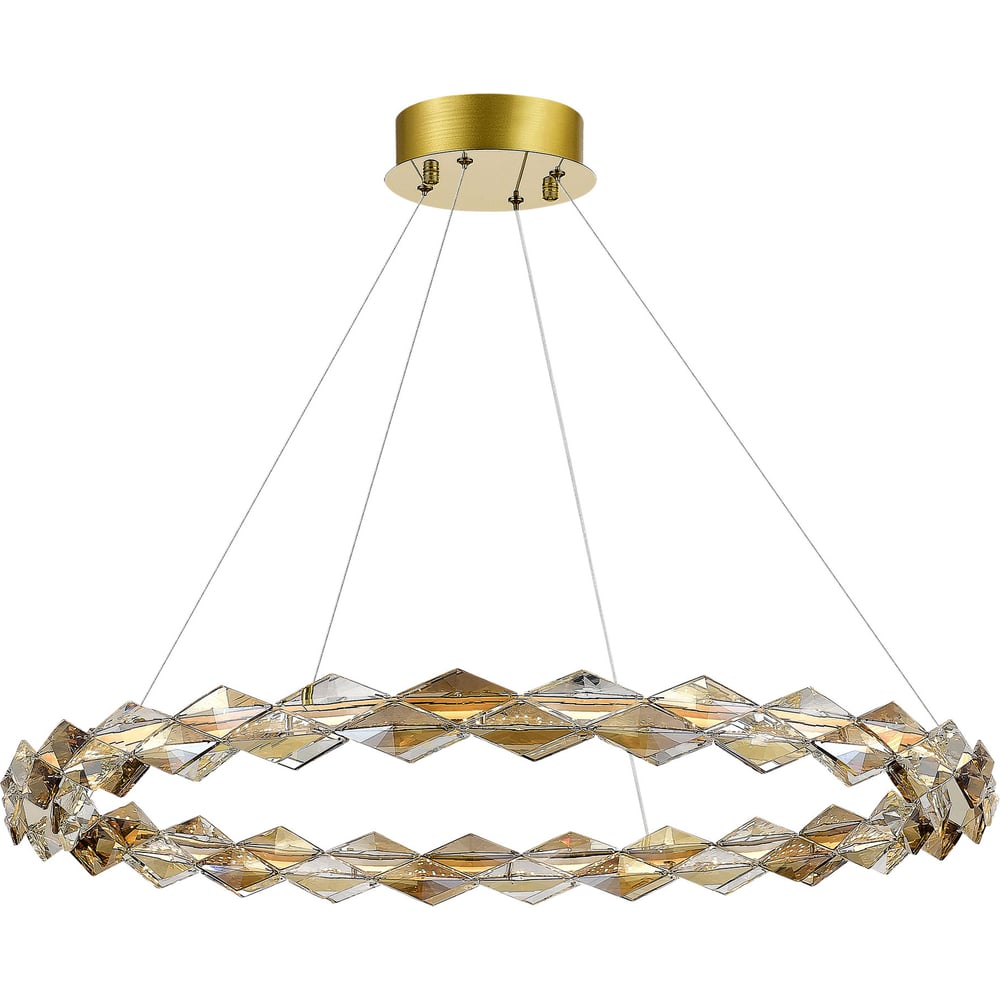 Изображение товара Люстра подвесная ST luce хром/прозрачный, янтарный led 1x30w 3000k, SL6009.213.01 Изображение товара Люстра подвесная ST luce хром/прозрачный, янтарный led 1x30w 3000k, SL6009.213.01