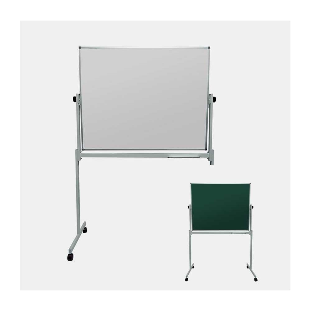 Изображение товара Доска магнитно-комбинированная поворотная BoardSYS Eco Board 90x120, для мела и маркера, горизонтальная, алюминиевый профиль 20ПО-90х120К Изображение товара Доска магнитно-комбинированная поворотная BoardSYS Eco Board 90x120, для мела и маркера, горизонтальная, алюминиевый профиль 20ПО-90х120К