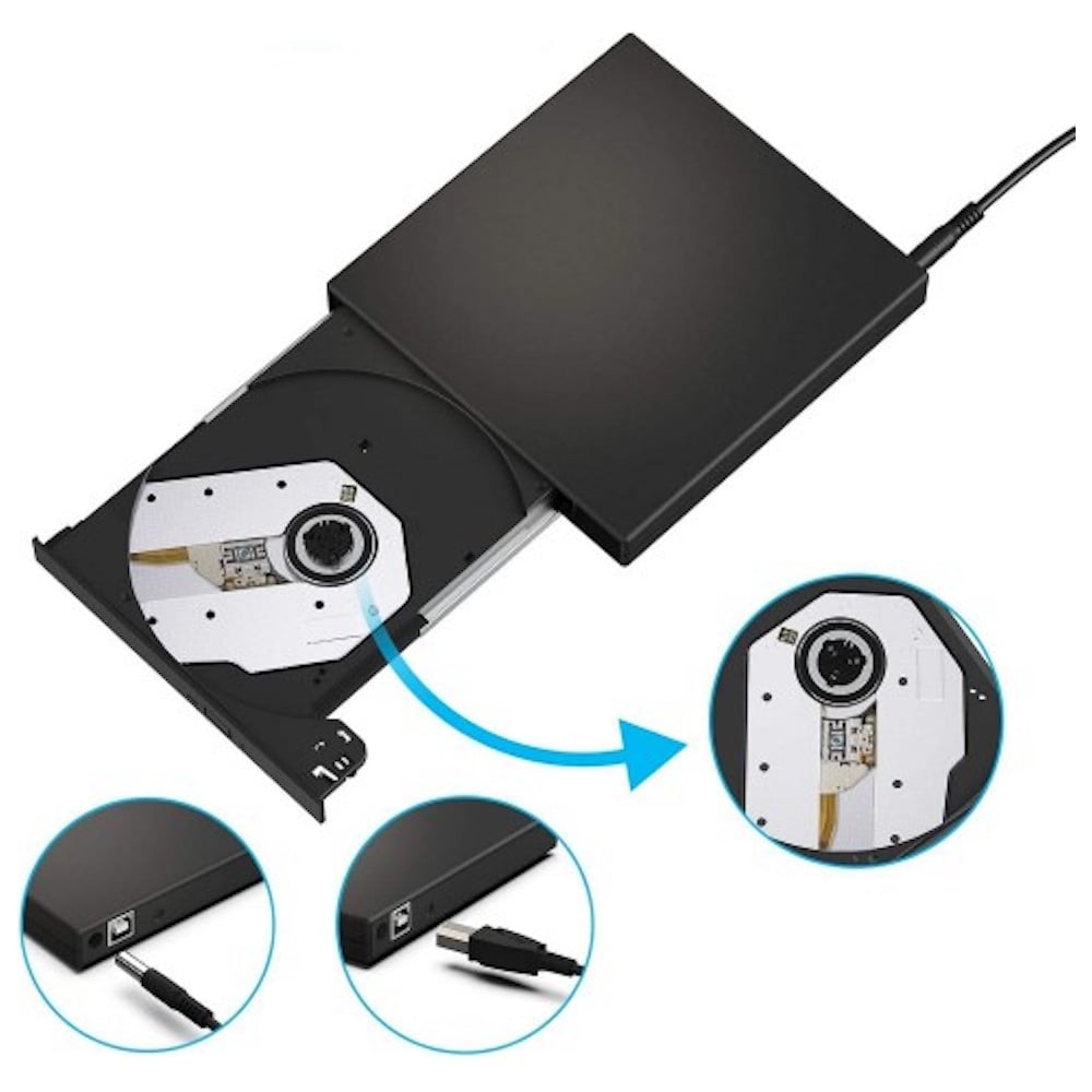 Изображение товара Привод оптический внешний KS-is USB DVD-RW KS-729D Изображение товара Привод оптический внешний KS-is USB DVD-RW KS-729D