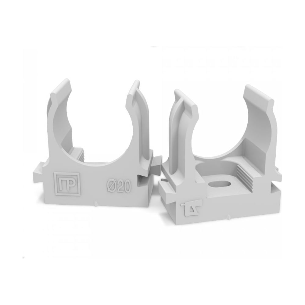 Изображение товара Крепеж-клипса для труб Промрукав 20 мм 100 шт