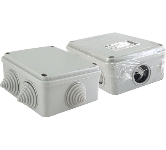 Изображение товара Коробка распределительная TDM ELECTRIC 100х100х50мм, крышка на винтах, IP55, 6 входов SQ1401-1234