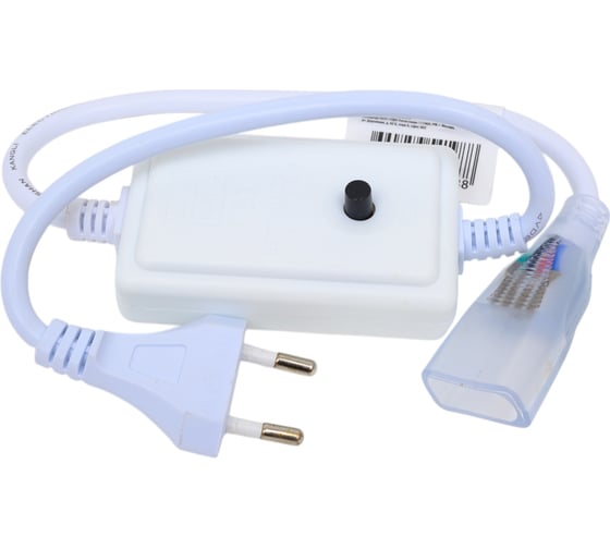 Изображение товара Сетевой шнур для одностороннего неона TDM ELECTRIC SMD5050-RGB-220 B контроллер, SQ0331-1544