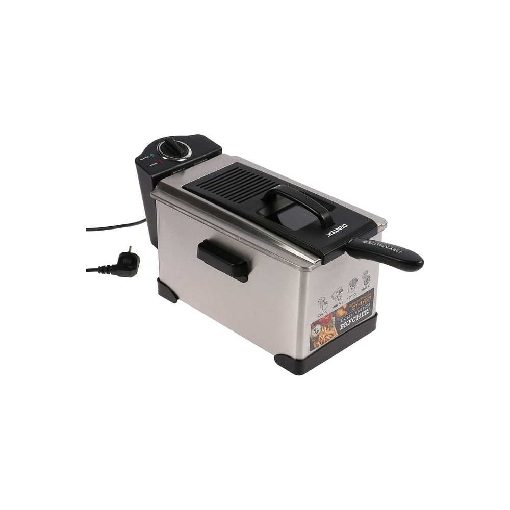 Изображение товара Фритюрница Centek 1800 Вт, объем 3.5 л, механическая панель управления