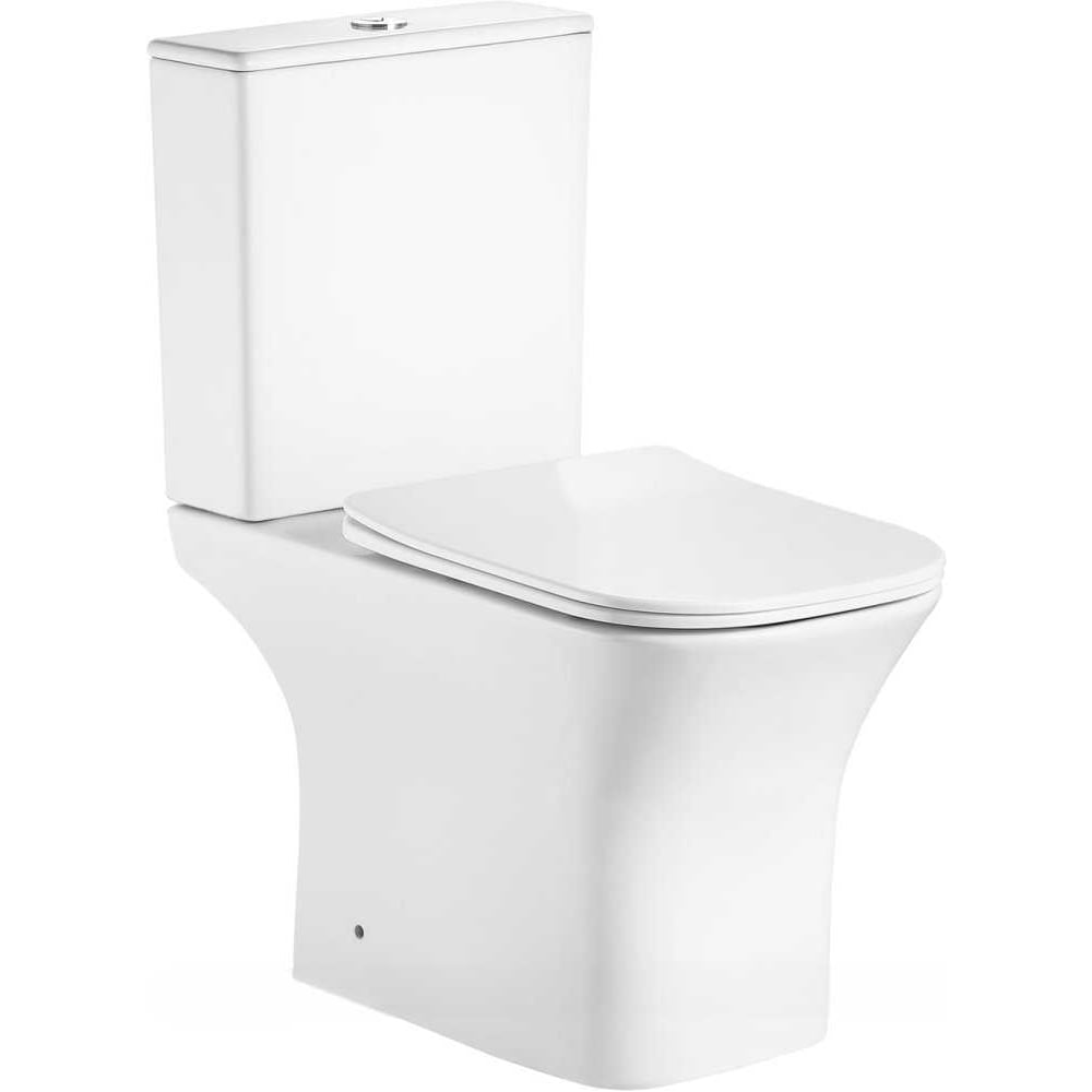 Чаша с сиденьем Aquanet (Soft Close-SLIMSEAT) для унитаза напольного 00379618