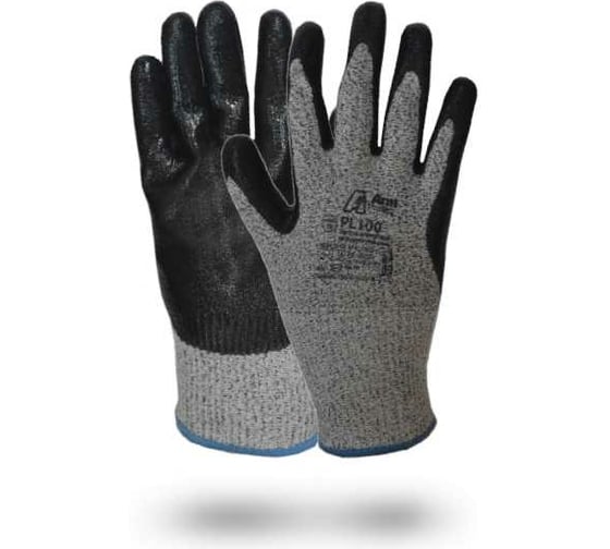 Изображение товара Антипорезные перчатки с нитриловым покрытием Armprotect HPPE-нити, TAEKI5, р.10 PL100