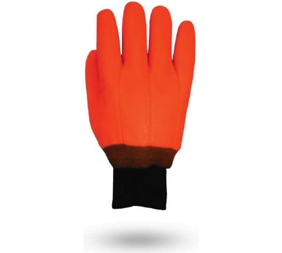 Изображение товара Перчатки Armprotect НМС ПВХ, оранжевый, подкладка х/б, начес, манжет, р10 6000W