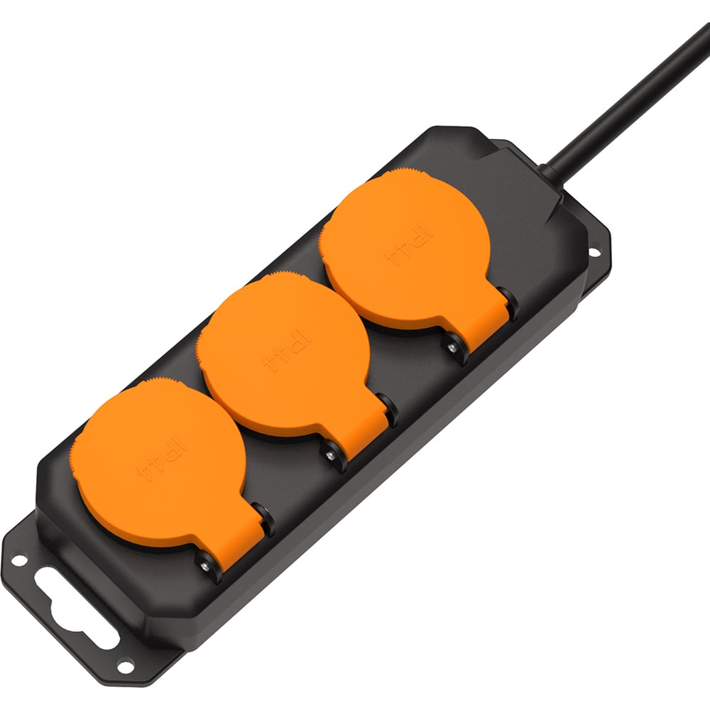 Удлинитель силовой Filum FL-PEC-3SCH-IP44 IP44, 3 розетки Schuko с кабелем 3х1.5 длиной 1.5 м 00-01288661