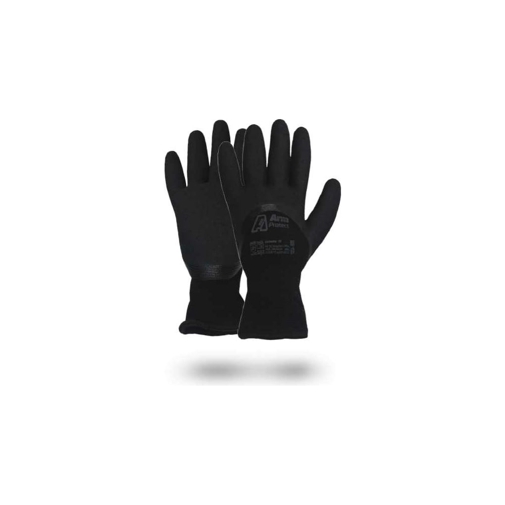 Трикотажные перчатки Armprotect, размер 10, цвет черный VV750 - фото 1