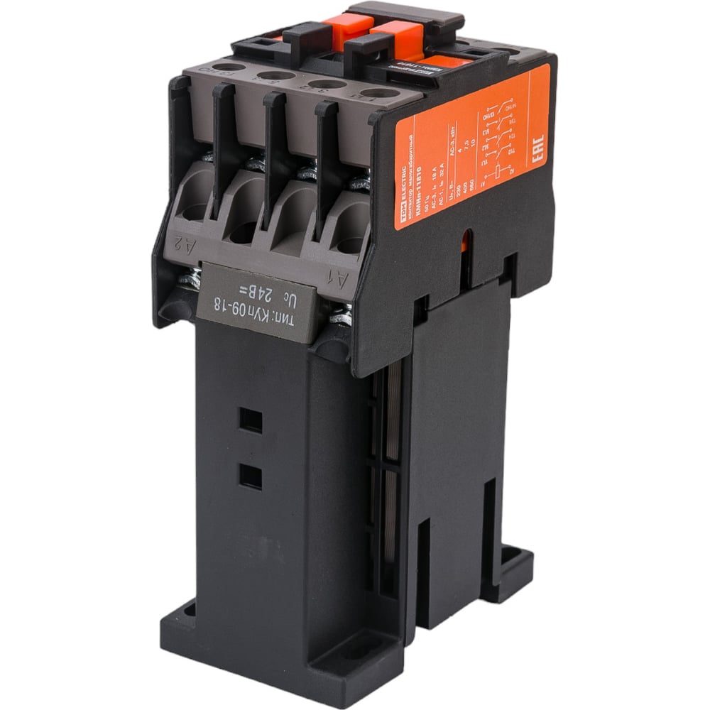 Изображение товара Контактор TDM КМНп-11810 18А 24В/АС3 модульный для автоматизации